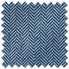 Chevron Stripe, Rich Blue - Roller Blind